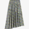 Maje Soleur Primrose-print Recycled Polyester-blend Midi Skirt