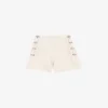 Maje Ivileno Lace-up Tweed Shorts