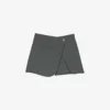 Maje Ipimanete Wrap Over-panel Stretch-woven Shorts