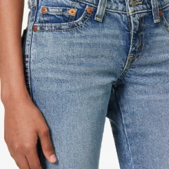 Levis Noughties Bootcut Flared Low-rise Stretch-cotton Blend Denim Jeans -Outlet Pique Style Store R04191357 REACHFORTHESTARS ALT04