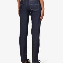 Levis Made In Japan Slim-leg Mid-rise Jeans -Outlet Pique Style Store R04191361 MOJHRSLIMDARKRIN ALT03