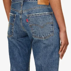 Levis Middy Straight-leg Mid-rise Jeans -Outlet Pique Style Store R04191365 LIVINGTHEGOODLIFE ALT06