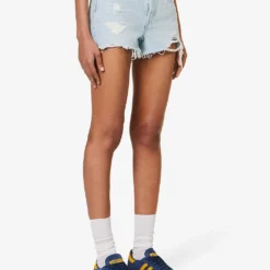 Levis 501 Original High-rise Stretch-denim Shorts -Outlet Pique Style Store R04191368 PROMISEME ALT02