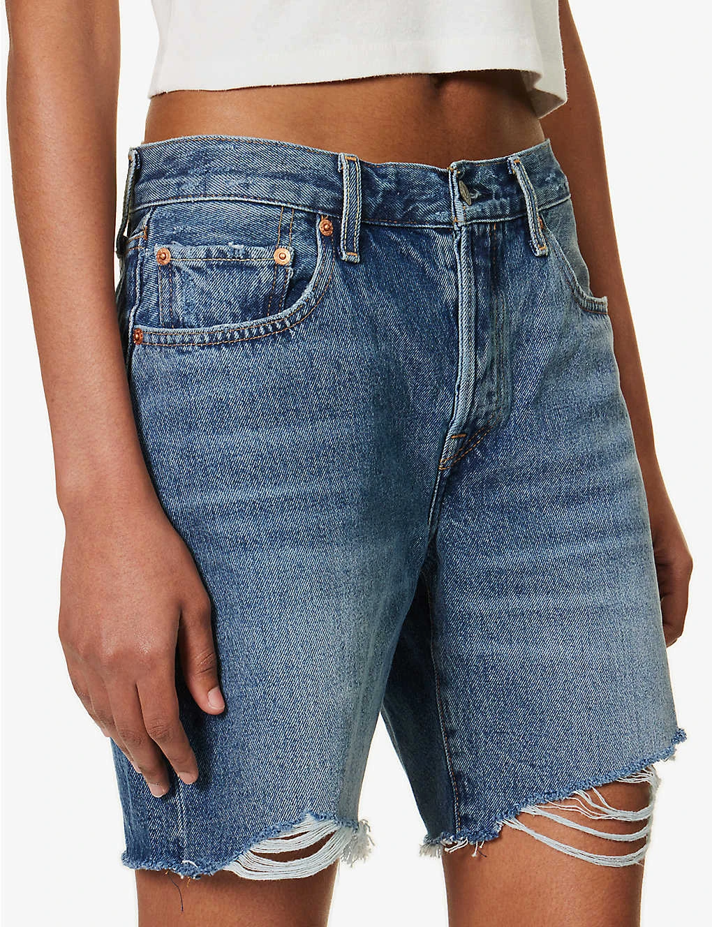 Levis 501 ‘90s High-rise Denim Shorts 5 Levis 501 ‘90s High-rise Denim Shorts - Image 5