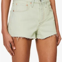 Levis 501 Original High-rise Denim Shorts -Outlet Pique Style Store R04191370 MYMUSESHORT ALT04