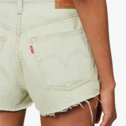 Levis 501 Original High-rise Denim Shorts -Outlet Pique Style Store R04191370 MYMUSESHORT ALT05