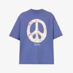 Levis Peace-sign Relaxed-fit Cotton-jersey T-shirt