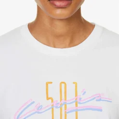 Levis Graphic Authentic Logo-print Cotton-jersey T-shirt -Outlet Pique Style Store R04191381 NEUTRALS ALT04