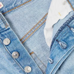 Levis Ribcage Distressed Straight-leg High-rise Jeans -Outlet Pique Style Store R04191397 Z5993MEDIUMINDIGO ALT06