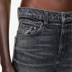 Amiri Double-waistband Wide-leg Mid-rise Jeans -Outlet Pique Style Store R04191417 AGEDBLACK ALT04