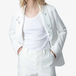 Zadig & Voltaire Please Crystal-embellished Stretch-woven Shorts -Outlet Pique Style Store R04191940 JUDO ALT02