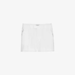 Zadig & Voltaire Please Crystal-embellished Stretch-woven Shorts