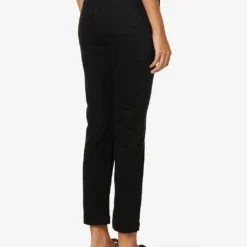 Paige Mayslie Straight-leg Mid-rise Stretch-denim Jeans -Outlet Pique Style Store R04192060 BLACKOVERDYE ALT03