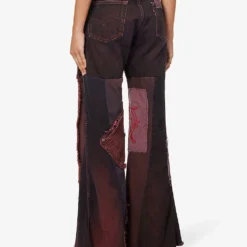 Charli Cohen X Diablo IV Brand-embroidered High-rise Regular-fit Upcycled Jeans 9 Charli Cohen X Diablo IV Brand-embroidered High-rise Regular-fit Upcycled Jeans -Outlet Pique Style Store R04192234 REDRED ALT03