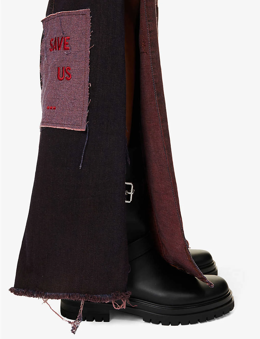 Charli Cohen X Diablo IV Brand-embroidered High-rise Regular-fit Upcycled Jeans 6 Charli Cohen X Diablo IV Brand-embroidered High-rise Regular-fit Upcycled Jeans - Image 6