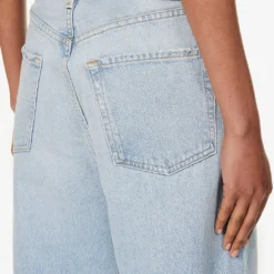 CITIZENS OF HUMANITY Ayla Folded-hem Mid-rise Organic-cotton Jeans -Outlet Pique Style Store R04192286 FRESHWATER ALT05