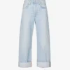 CITIZENS OF HUMANITY Ayla Folded-hem Mid-rise Organic-cotton Jeans