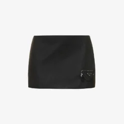 Prada Zipped-pouch Re-Nylon Mini Skirt