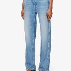 RE/DONE 90s Straight-leg High-rise Jeans -Outlet Pique Style Store R04192451 WORNBLUE ALT02