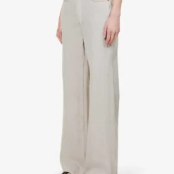 RE/DONE Wide-leg High-rise Denim Jeans -Outlet Pique Style Store R04192454 GREYISH ALT02