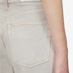 RE/DONE Wide-leg High-rise Denim Jeans -Outlet Pique Style Store R04192454 GREYISH ALT05