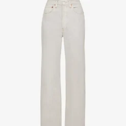 RE/DONE Wide-leg High-rise Denim Jeans