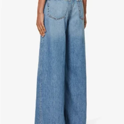 RE/DONE Low Rider Wide-leg Mid-rise Jeans -Outlet Pique Style Store R04192455 VINTAGEFLOW ALT03