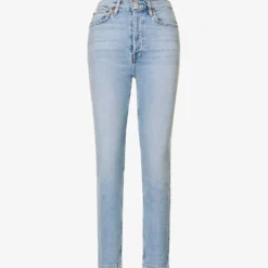 RE/DONE 90s Slim-fit High-rise Stretch-denim Jeans