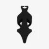 Mugler Halterneck Cut-out Swimsuit