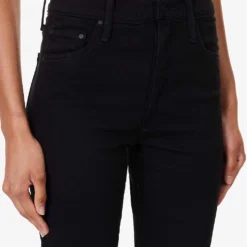 MOTHER Tomcat Brand-patch Straight-leg Mid-rise Cotton-blend Jeans -Outlet Pique Style Store R04193820 LASTINGIMPRESSION ALT04