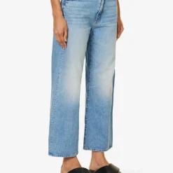 MOTHER Dodger Wide-leg High-rise Jeans -Outlet Pique Style Store R04193825 ROMAINECALM ALT02