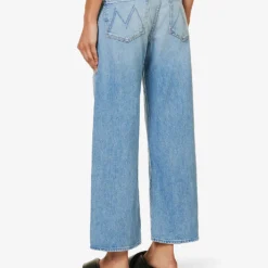 MOTHER Dodger Wide-leg High-rise Jeans -Outlet Pique Style Store R04193825 ROMAINECALM ALT03