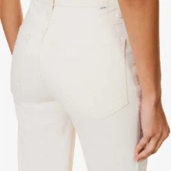 MOTHER The Bee's Knees Rambler Straight-leg High-rise Stretch-denim Jeans -Outlet Pique Style Store R04193826 ACTNATURAL ALT05