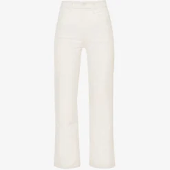 MOTHER The Bee's Knees Rambler Straight-leg High-rise Stretch-denim Jeans