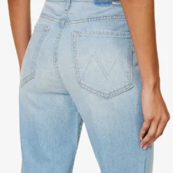 MOTHER Maven Heel Wide-leg High-rise Jeans -Outlet Pique Style Store R04193828 RIPPEDOFF ALT05