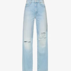 MOTHER Maven Heel Wide-leg High-rise Jeans