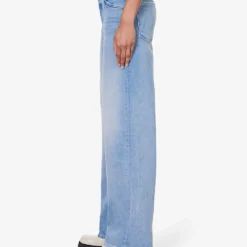 MOTHER Spinner Skimp Wide-leg High-rise Stretch-denim Jeans -Outlet Pique Style Store R04193830 FISHOUTOFWATER ALT02