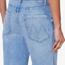 MOTHER Spinner Skimp Wide-leg High-rise Stretch-denim Jeans -Outlet Pique Style Store R04193830 FISHOUTOFWATER ALT05