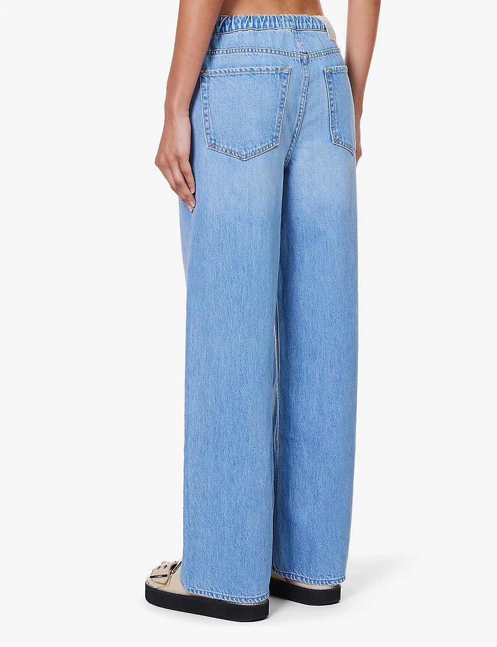 MOTHER The Drawn Fun Dip Nerdy Wide-leg Mid-rise Jeans 4 MOTHER The Drawn Fun Dip Nerdy Wide-leg Mid-rise Jeans - Image 4