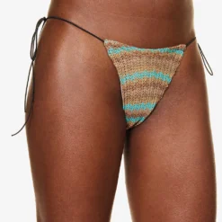 Jaded London Zigzag Side-tie Mid-rise Bikini Bottoms 6 Jaded London Zigzag Side-tie Mid-rise Bikini Bottoms -Outlet Pique Style Store R04197644 PRINT ALT02