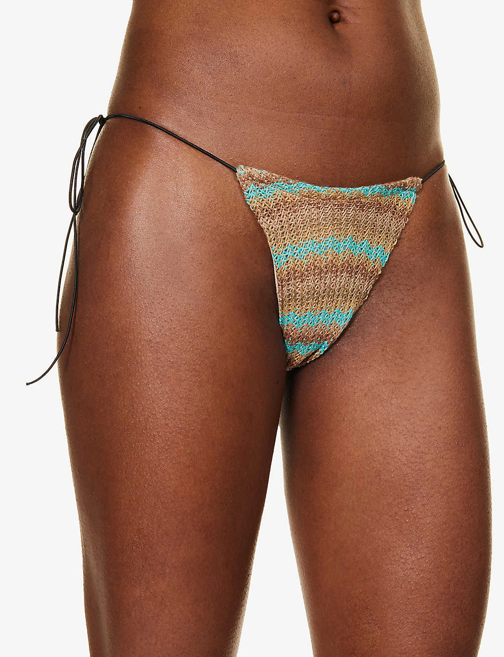 Jaded London Zigzag Side-tie Mid-rise Bikini Bottoms 3 Jaded London Zigzag Side-tie Mid-rise Bikini Bottoms - Image 3
