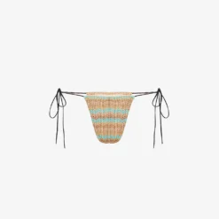 Jaded London Zigzag Side-tie Mid-rise Bikini Bottoms