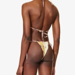 Jaded London Sunset Ombre Stretch-recycled-polyester Bikini Top -Outlet Pique Style Store R04197655 CONTRASTOMBREBINDING ALT02