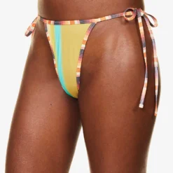 Jaded London Sunset Ombre Stretch-recycled-polyester Bikini Bottoms -Outlet Pique Style Store R04197656 CONTRASTOMBREBINDING ALT02