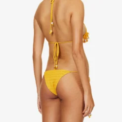 Jaded London Bead-embellished Crochet Cotton-blend Bikini Top -Outlet Pique Style Store R04197658 TANCROCHET ALT02