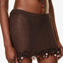 Jaded London Magma Crotchet Cotton-blend Mini Dress -Outlet Pique Style Store R04197661 TANCROCHET ALT04