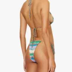 Jaded London Drift Striped Knitted Bikini Top -Outlet Pique Style Store R04197669 KNITTEDSTRPE ALT02