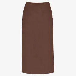 Bias-cut Midi-length Woven Skirt