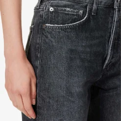 AGOLDE Fran Relaxed-fit High-rise Jeans -Outlet Pique Style Store R04200436 DITCHMARBLEBLACK ALT04