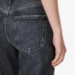 AGOLDE Fran Relaxed-fit High-rise Jeans -Outlet Pique Style Store R04200436 DITCHMARBLEBLACK ALT05